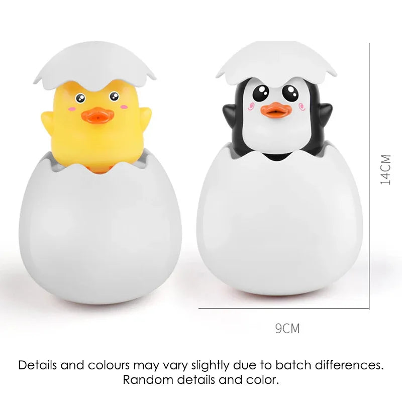 Cute Duck and Penguin Water Spray Bathing Toy for Kids - Fun Sprinkler and Shower Accessory for Bath Time and Swimming Gifts