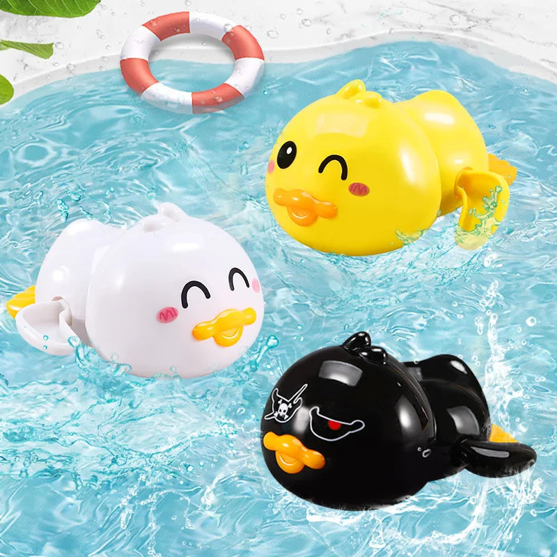 Cute Duck and Penguin Water Spray Bathing Toy for Kids - Fun Sprinkler and Shower Accessory for Bath Time and Swimming Gifts