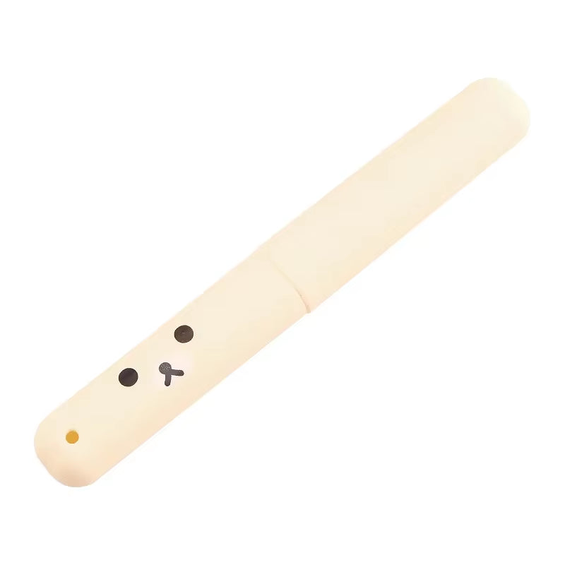 Travel Portable Toothbrush Box Toothbrush Storage Box Cute Cartoon Easy Bear Toothbrush Set Toilet Toothbrush Set